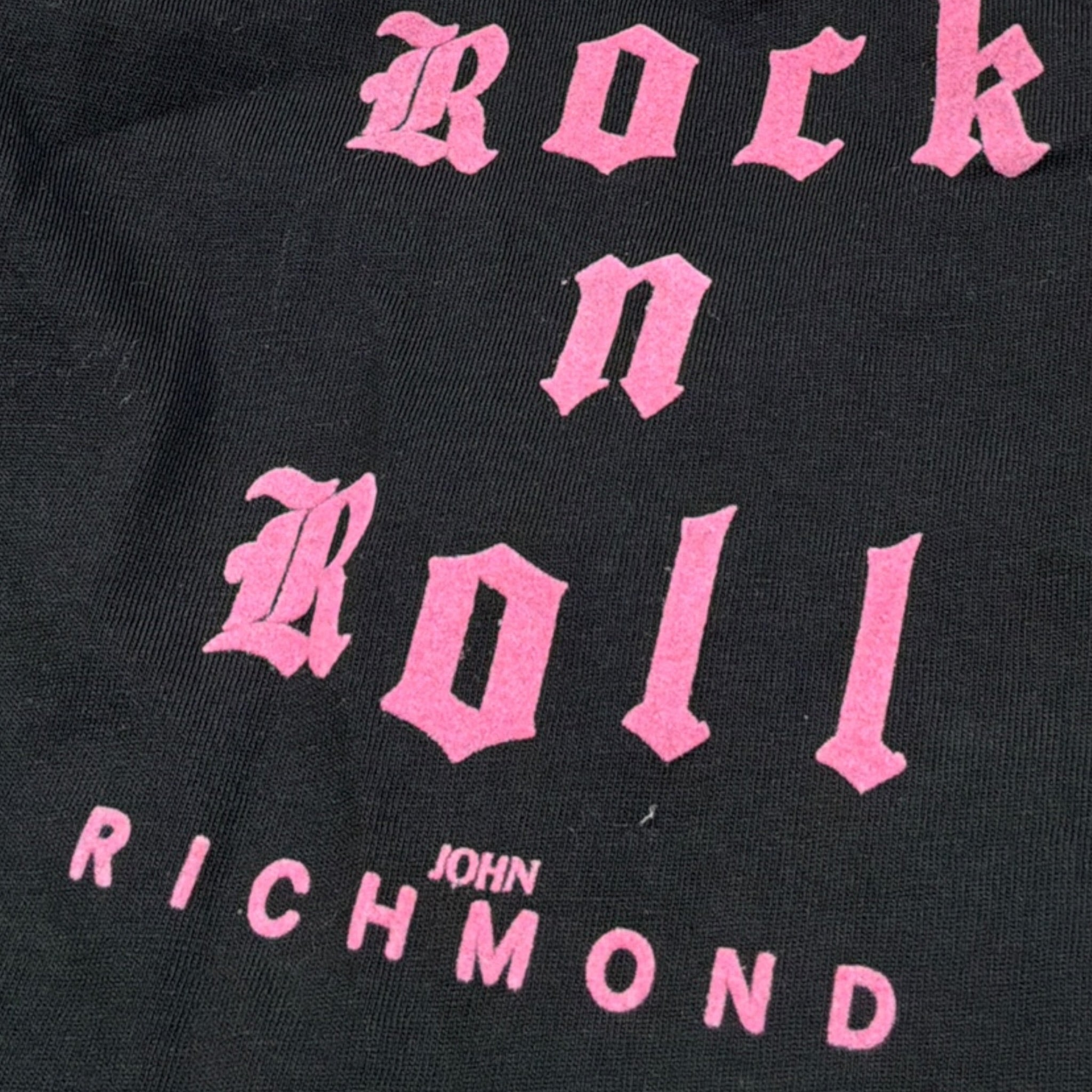 John Richmond Shirt tinta unita con Stampa Nero per Neonata RIA26131TS NERO JOHN RICHMOND 