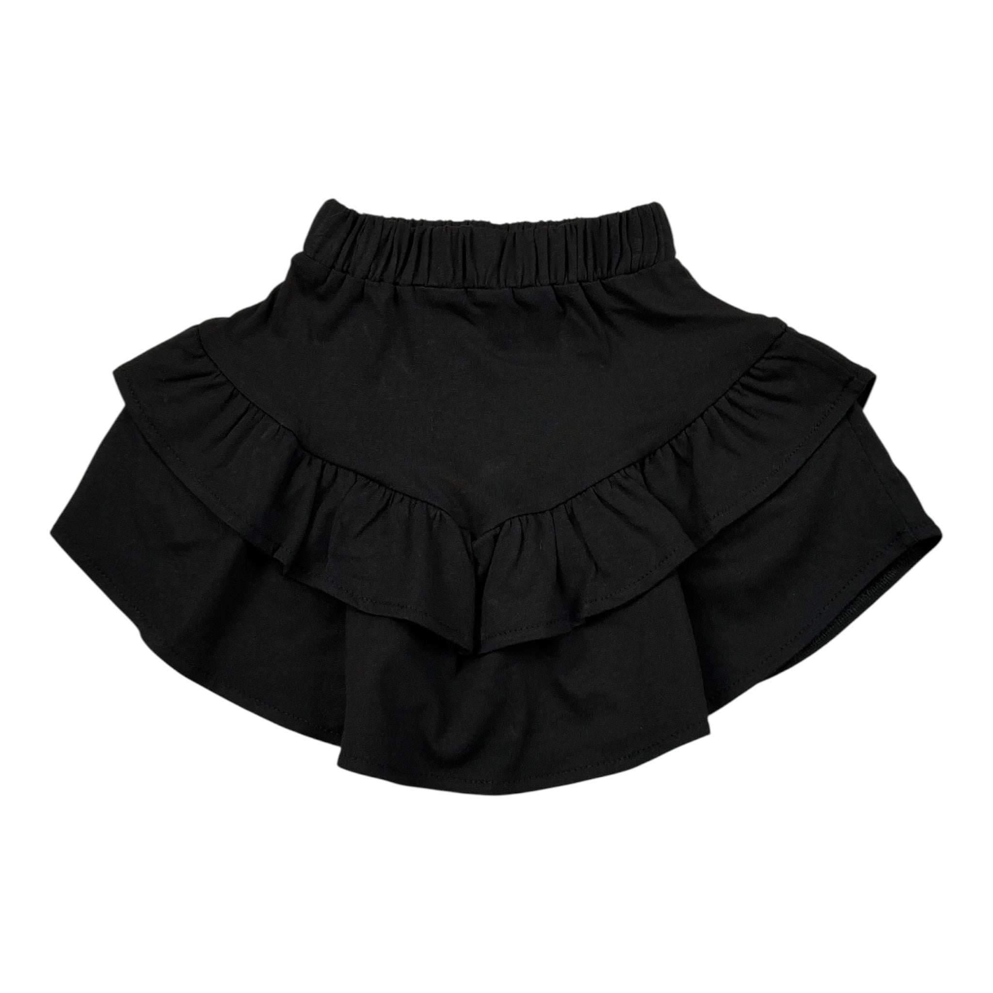 John Richmond Completo 2Pz Shirt-Gonna tinta unita con Logo Nero per Neonata RIA26134CJ NERO JOHN RICHMOND 