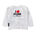 John Richmond Cardigan tinta unita con Stampa Bianco per Neonato RIA26138CD BIANCO JOHN RICHMOND 