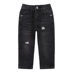 John Richmond Jeans tinta unita con Elastico In Vita Nero per Bambino RIP25065JEJ NERO JOHN RICHMOND 