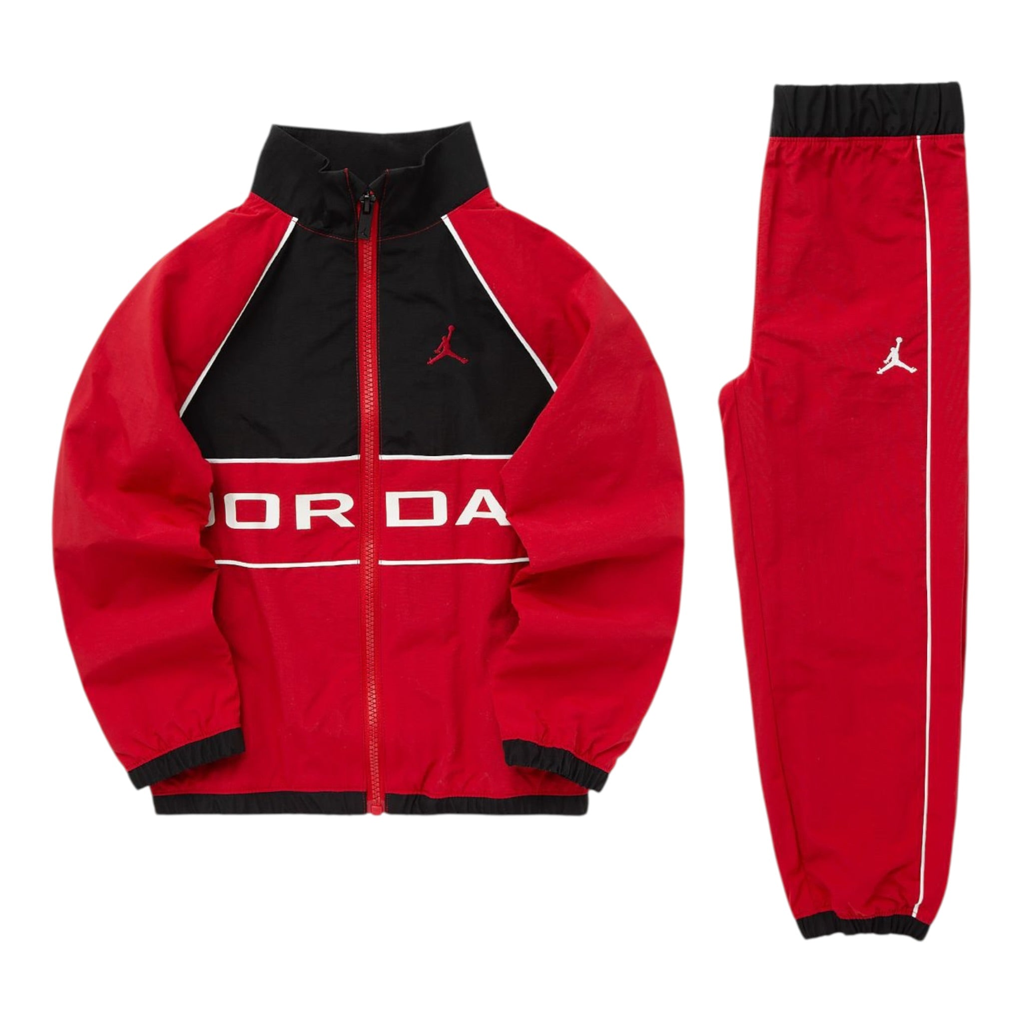 Jordan Completo 2 Pezzi Felpa-Pantalone Rosso per Bambino 85D763 ROSSO JORDAN 
