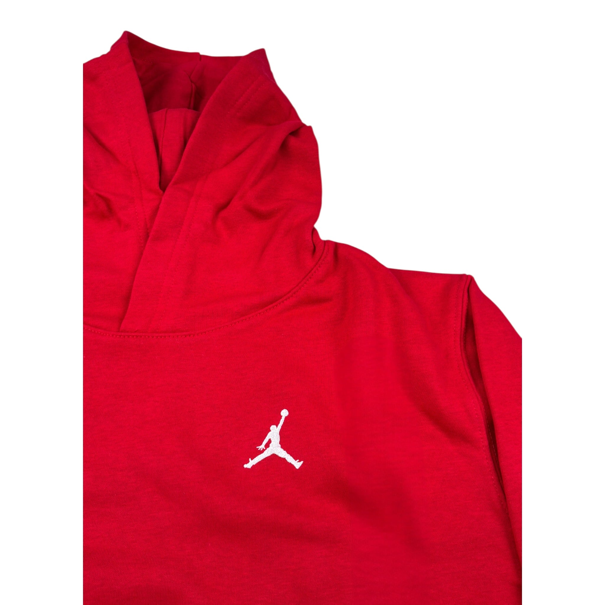 Jordan Felpa Chiusa con Cappuccio tinta unita Rosso per Bambino 95D392 ROSSO JORDAN 