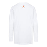 Jordan Shirt Girocollo tinta unita con Stampa Bianco per Bambino 95D477 BIANCO JORDAN 