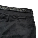 Juicy Couture Pantalone In Velluto tinta unita Modello Zampa Nero per Bambina JBX6501 NERO JUICY COUTURE 