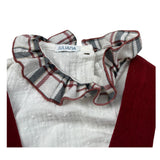 Juliana Completo 2 Pezzi Camicia-Pagliaccetto Bianco/Rosso per Neonata 24612 BIANCO/ROSSO JULIANA 