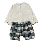 Juliana Completo 2 Pezzi Camicia-Bermuda Panna per Neonato 25694 PANNA JULIANA 