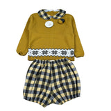 Juliana Completo 2 Pezzi Maglia-Culotte Senape per Bambino J8100 SENAPE JULIANA 