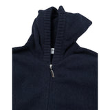 Jurta Maglia con Zip E Cappuccio tinta unita Blu per Neonato KI5K BLU JURTA 