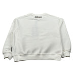 Just Cavalli Felpa Chiusa Girocollo Tinta Jnita con Stampe Panna per Bambino JBA26023FE PANNA JUST CAVALLI 