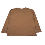 Just Cavalli Shirt Girocollo tinta unita con Stampa Marrone per Bambino JBA26033TS MARRONE JUST CAVALLI 