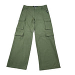 Just Cavalli Pantalone tinta unita con Girovita Regolabile Verde per Bambino JBA26053PA VERDE JUST CAVALLI 