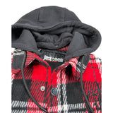 Just Cavalli Cappotto Stampa Fantaisa con Cappuccio Rosso per Bambino JBA26061CA ROSSO JUST CAVALLI 