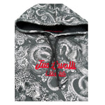 Just Cavalli Felpa Chiusa con Cappuccio Stampa Fantasia Grigio per Bambino JBA26065FE GRIGIO JUST CAVALLI 