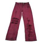 Just Cavalli Jeans tinta unita con Strappi Bordeaux per Bambino JBA26113JE BORDEAUX JUST CAVALLI 