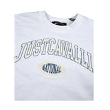 Just Cavalli Felpa Chiusa Girocollo tinta unita con Logo Panna per Bambino JBA26126FE PANNA JUST CAVALLI 