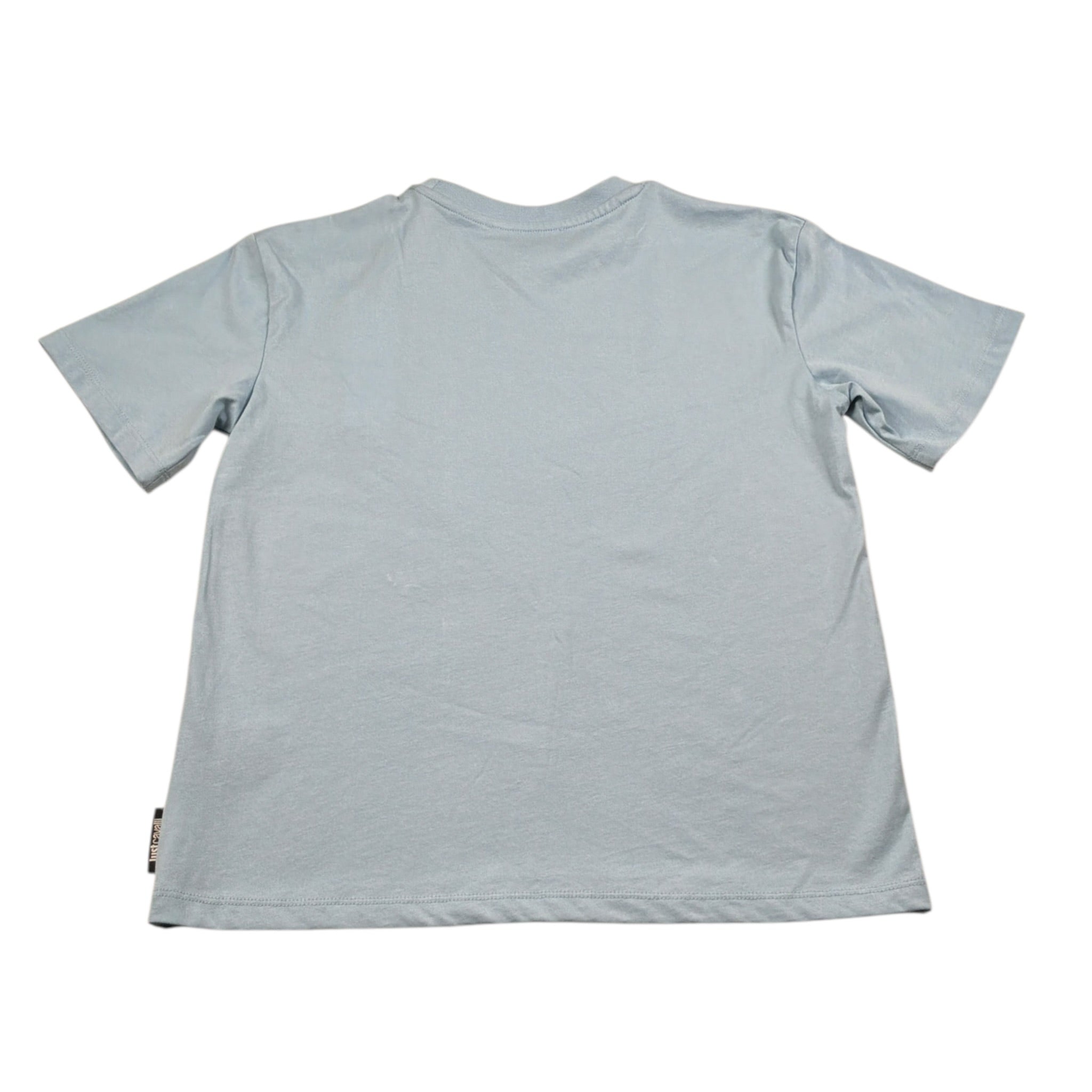 Just Cavalli T-Shirt Girocollo tinta unita Azzurro per Bambino JBA26130TS AZZURRO JUST CAVALLI 