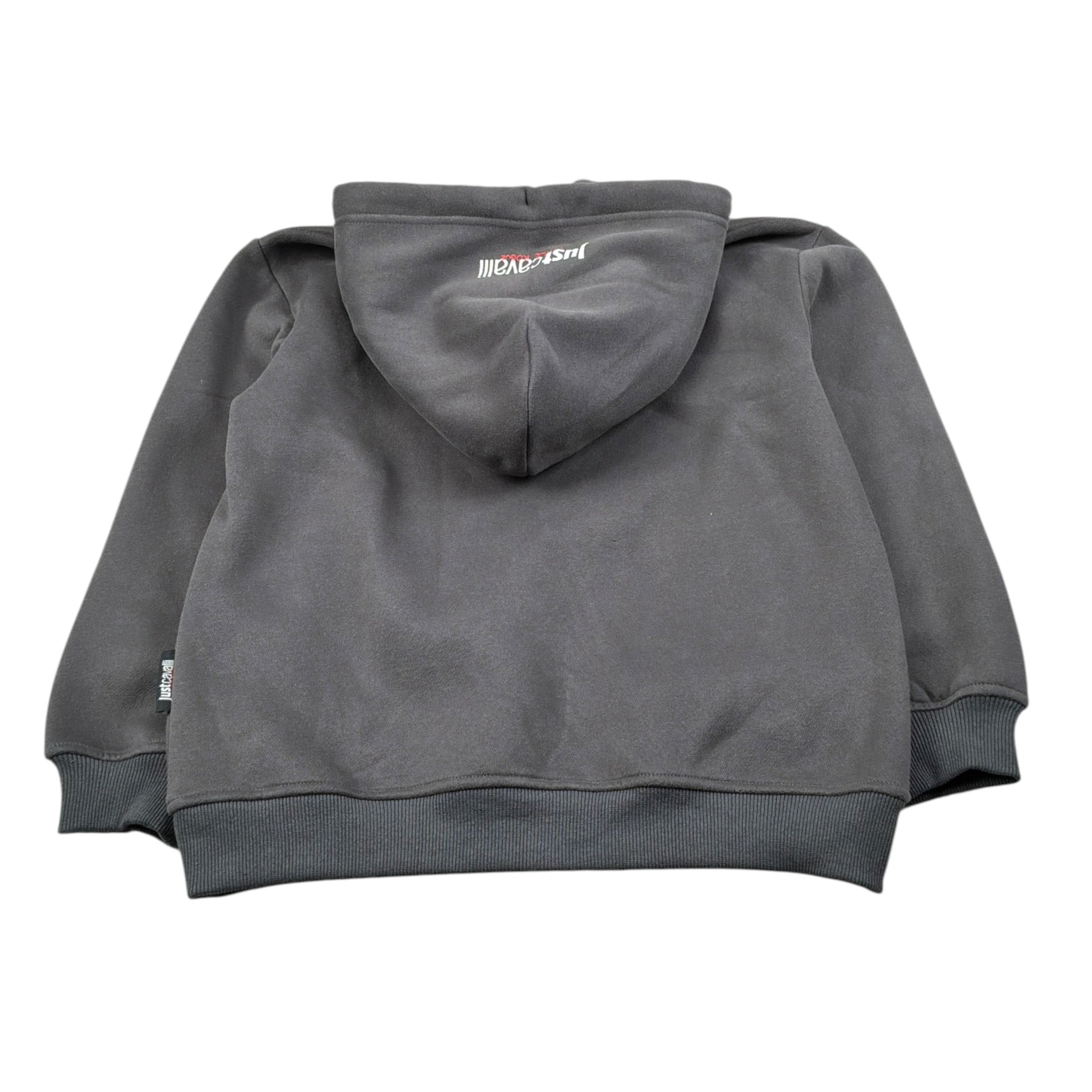 Just Cavalli Felpa Chiusa con Cappuccio tinta unita Grigio per Bambino JBA26131FE GRIGIO JUST CAVALLI 