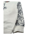 Just Cavalli Felpa Chiusa Girocollo tinta unita con Stampa Panna per Bambino JBA26143FE PANNA JUST CAVALLI 