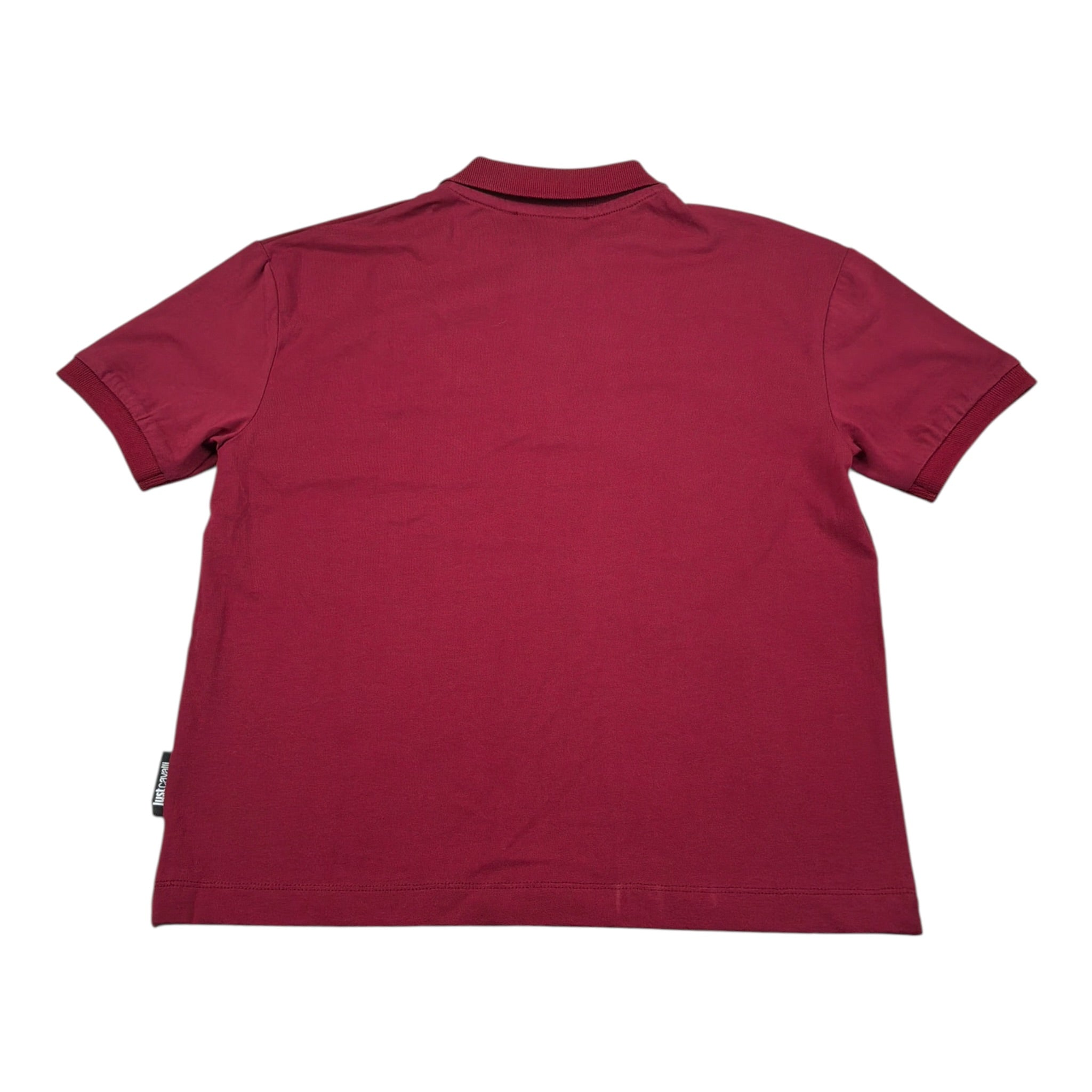 Just Cavalli Polo Mezza Manica tinta unita con Logo Bordeaux per Bambino JBA26153PO BORDEAUX JUST CAVALLI 