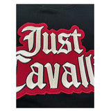 Just Cavalli Felpa Chiusa Girocollo tinta unita con Stampa Nero per Bambino JBA26160FE NERO JUST CAVALLI 