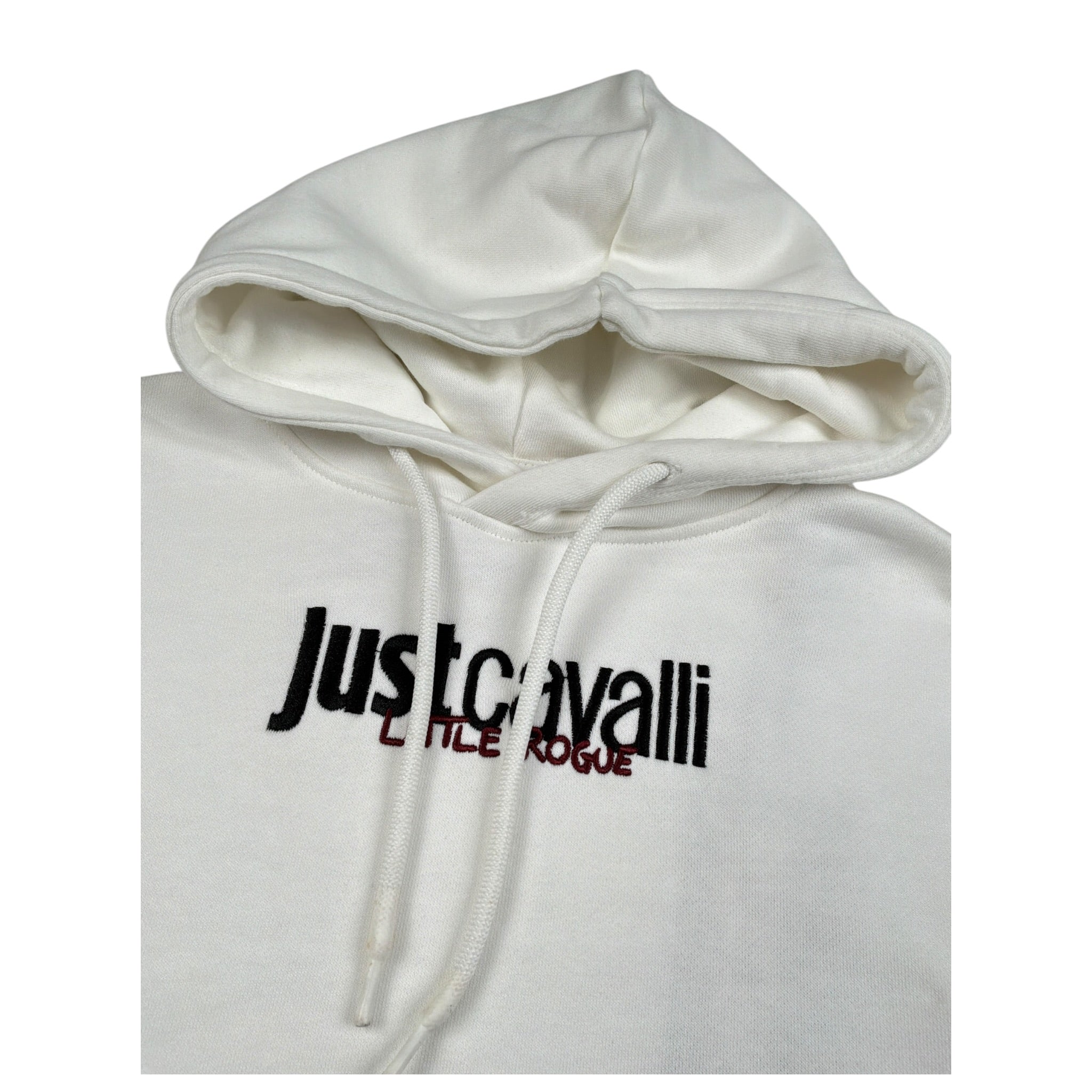 Just Cavalli Felpa Chiusa con Cappuccio tinta unita Bianco per Bambina JGA26003FE BIANCO JUST CAVALLI 