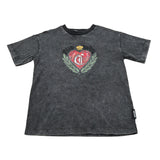 Just Cavalli T-Shirt Girocollo tinta unita con Stampa Nero per Bambina JGA26028TS NERO JUST CAVALLI 