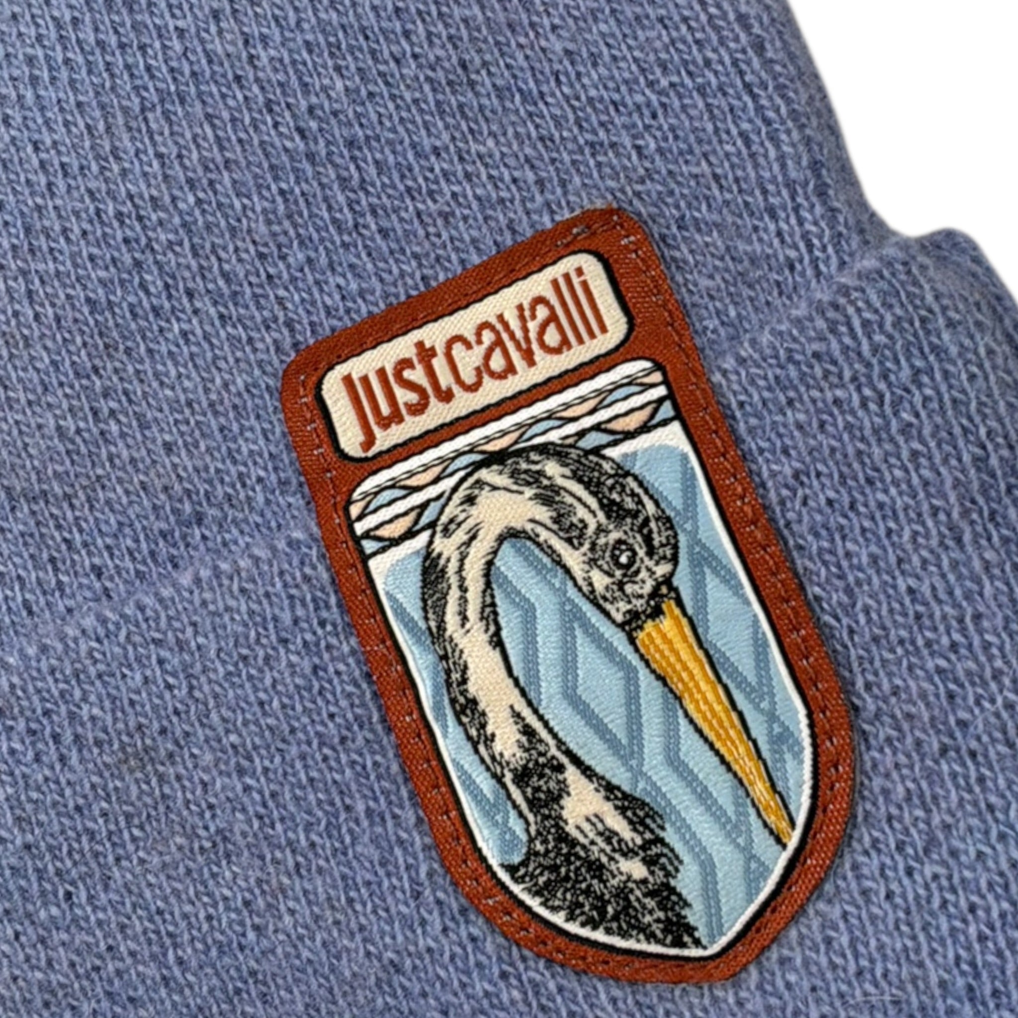 Just Cavalli Cappello tinta unita In Maglia Azzurro per Bambino JGA26031HA AZZURRO JUST CAVALLI 