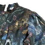 Just Cavalli Abito Manica Lunga Stampa Fantaisa Nero per Bambina JGA26033VE NERO JUST CAVALLI 