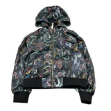 Just Cavalli Felpa con Zip E Cappuccio Stampa Fantasia Multicolor per Bambina JGA26036FE MULTICOLOR JUST CAVALLI 