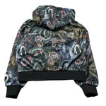 Just Cavalli Felpa con Zip E Cappuccio Stampa Fantasia Multicolor per Bambina JGA26036FE MULTICOLOR JUST CAVALLI 