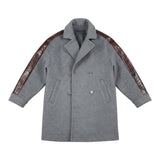 Just Cavalli Cappotto tinta unita con Logo Grigio per Bambina JGA26046CP GRIGIO JUST CAVALLI 