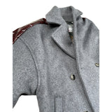 Just Cavalli Cappotto tinta unita con Logo Grigio per Bambina JGA26046CP GRIGIO JUST CAVALLI 
