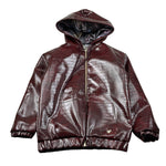 Just Cavalli Giubbino tinta unita con Cappuccio Bordeaux per Bambina JGA26050GB BORDEAUX JUST CAVALLI 