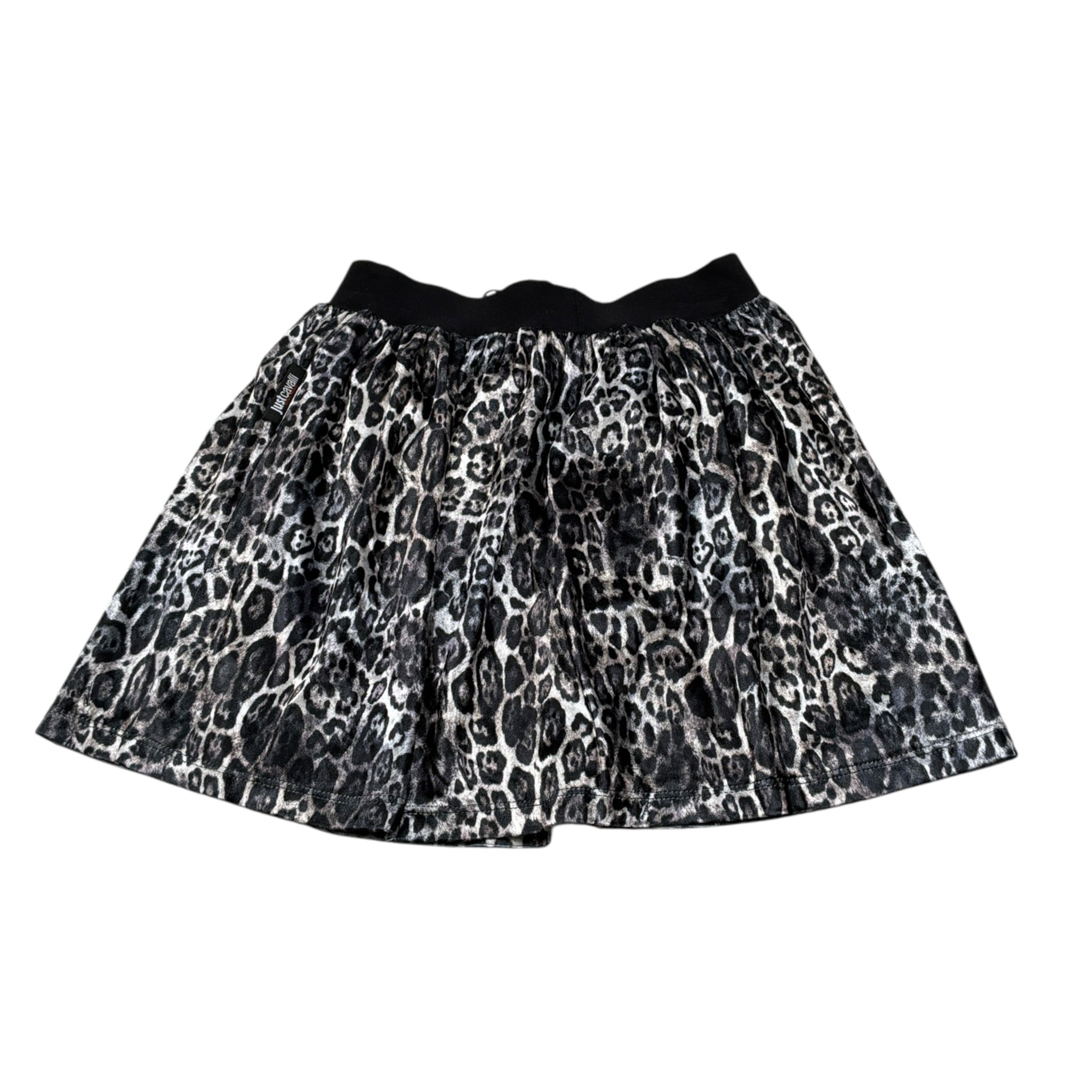 Just Cavalli Gonna Stampa Fantasia Maculata Nero per Bambina JGA26061GO NERO JUST CAVALLI 