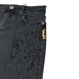 Just Cavalli Jeans tinta unita Modello Zampa Nero per Bambina JGA26062JE NERO JUST CAVALLI 