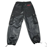 Just Cavalli Pantalone tinta unita In Ecopelle Nero per Bambina JGA26069PAP NERO JUST CAVALLI 