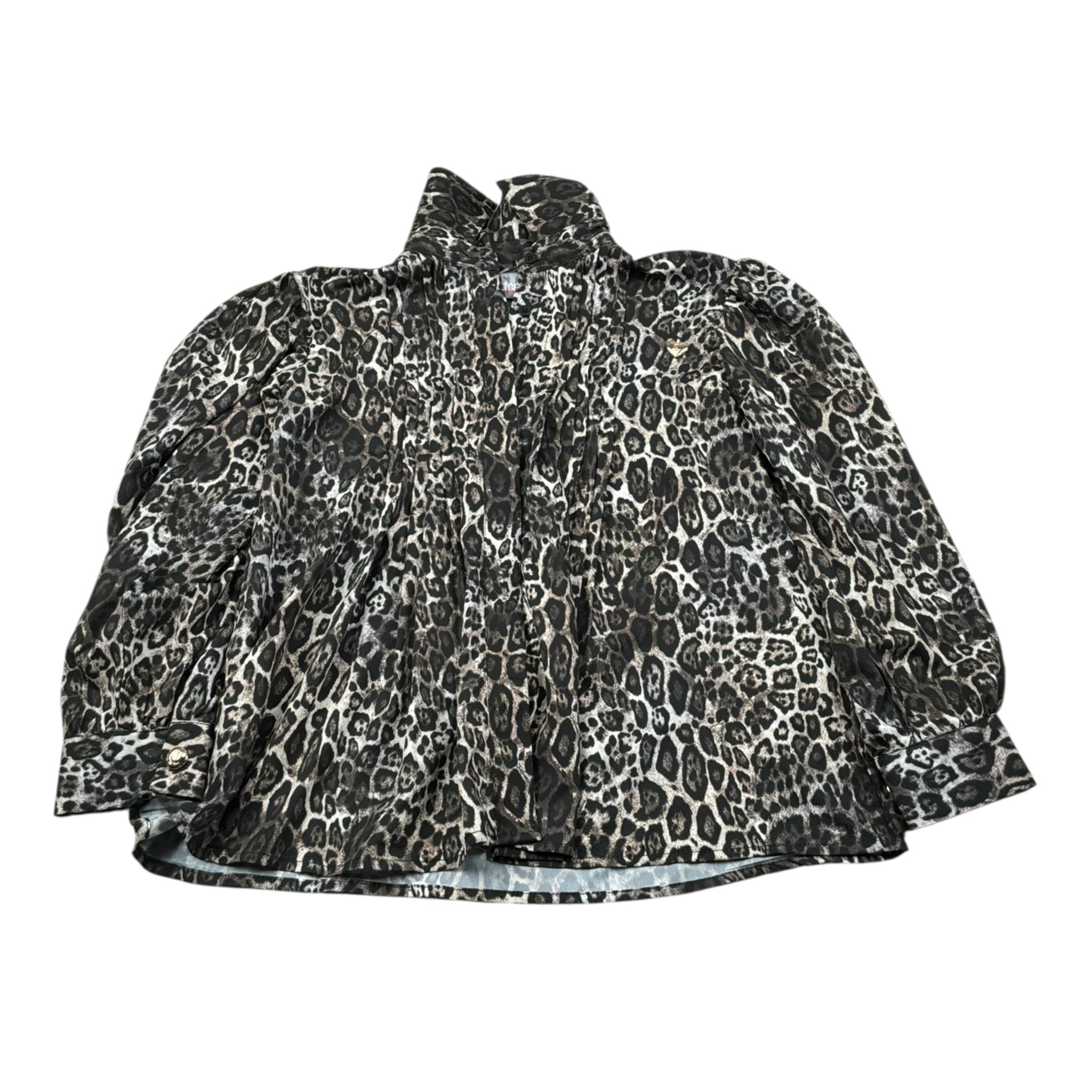Just Cavalli Camicia Manica Lunga Stampa Maculata Beige per Bambina JGA26071CA BEIGE JUST CAVALLI 
