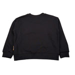 Just Cavalli Felpa Chiusa Girocollo tinta unita con Logo Nero per Bambina JGA26080FE NERO JUST CAVALLI 