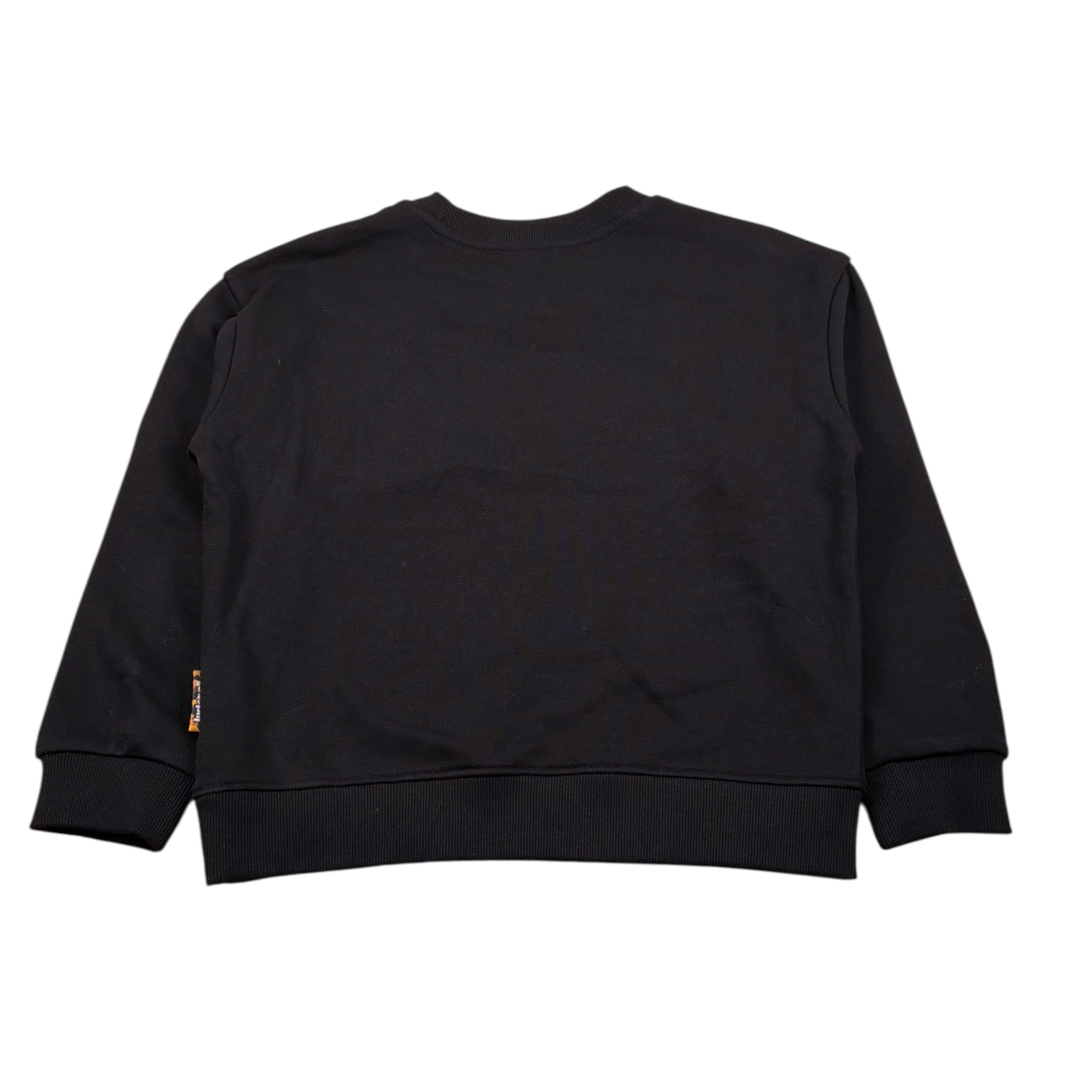 Just Cavalli Felpa Chiusa Girocollo tinta unita con Logo Nero per Bambina JGA26080FE NERO JUST CAVALLI 