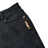 Just Cavalli Jeans tinta unita con Girovita Regolabile Nero per Bambina JGA26103JE NERO JUST CAVALLI 