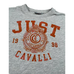 Just Cavalli T-Shirt Girocollo tinta unita con Stampa Grigio per Bambina JGA26105TS GRIGIO JUST CAVALLI 