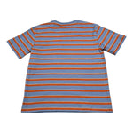 Just Cavalli T-Shirt Fantasia A Righe con Logo Azzurro per Bambina JGA26111TS AZZURRO JUST CAVALLI 