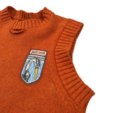 Just Cavalli Gilet tinta unita con Ricamo Arancione per Bambina JGA26126GL ARANCIONE JUST CAVALLI 