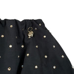 Just Cavalli Gonna tinta unita con Brillantini Nero per Bambina JGA26128GO NERO JUST CAVALLI 