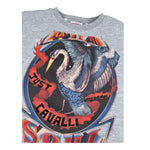 Just Cavalli Abito Giromanica Bicolore con Felpa Grigio per Bambina JGA2612VE GRIGIO JUST CAVALLI 