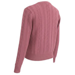 Just Cavalli Maglia tinta unita con Logo Rosa per Bambina JGA26132MA ROSA JUST CAVALLI 