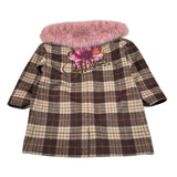Just Cavalli Cappotto Stampa Fantaisa con Colletto Marrone per Bambina JGA26142CP MARRONE JUST CAVALLI 