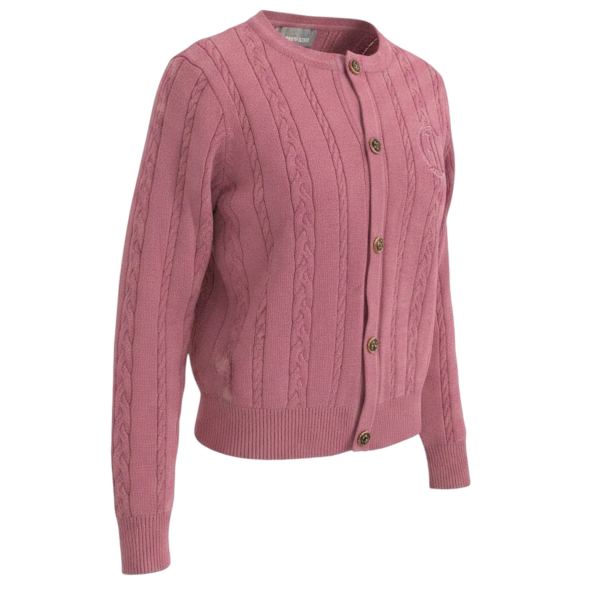 Just Cavalli Cardigan tinta unita In Maglia Rosa per Bambina JGA26143CD ROSA JUST CAVALLI 