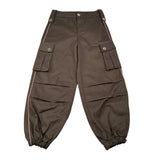 Just Cavalli Pantalone Tinta Jnita con Tasconi Marrone per Bambina JGA26144PA MARRONE JUST CAVALLI 