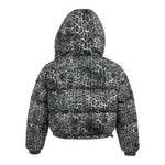 Just Cavalli Giubbino Stampa Fantasia con Cappuccio Nero per Bambina JGA26157PI NERO JUST CAVALLI 